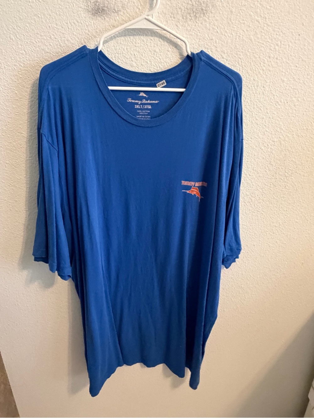 Tommy Bahama Royal Blue Short-Sleeve Tee with Small Chest Logo